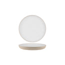 Soho White Pebble Deep Coupe Plate 255mm