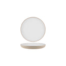 Soho White Pebble Deep Coupe Plate 235mm