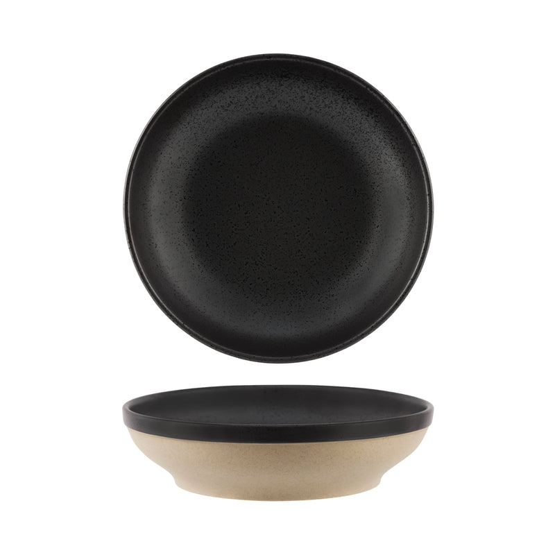 Soho Speckle Black Flared Bowl 230mm