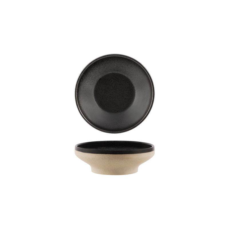 Soho Speckle Black Footed Bowl 156x52mm