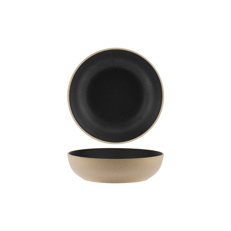 Soho Speckle Black Deep Bowl 200mm