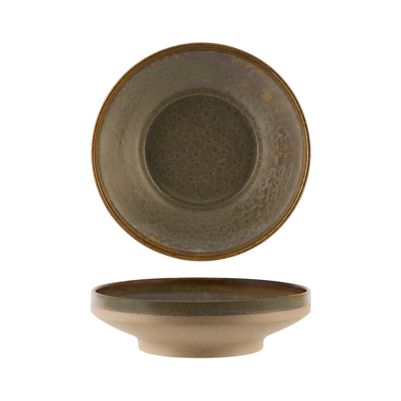 Soho Burnt Sienna Footed Bowl 227x62mm