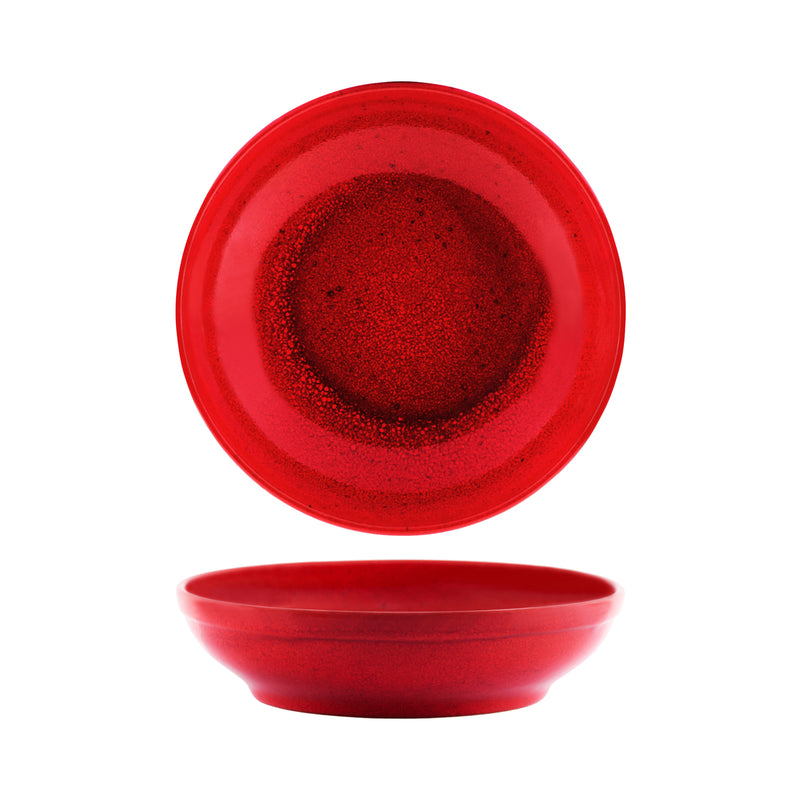 Artistica Reactive Red Flared Bowl 230mm