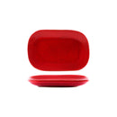 Artistica Reactive Red Rectangular Coupe Plate 240x160mm