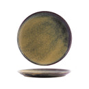 Artistica Reactive Brown Round Plate 276mm