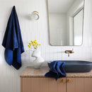 Elvire Navy Bath Mat 48x78cm