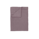 Herringbone Mauve Bed Runner