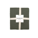 Herringbone Moss Bed Runner