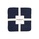 Herringbone Navy Bed Runner