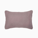 Herringbone Mauve Coverlet Set