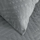 Panama Jacquard Steel European Pillowcase