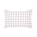 Grid Boysenberry Flannelette Fitted Sheet Set