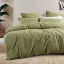 Acacia Jacquard Pear Queen Quilt Cover Set Pear