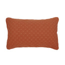 Luna Jacquard Rust Quilt Cover Set