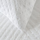 Panama Jacquard White Quilt Cover Set