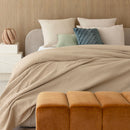 Carson Wool Bamboo Latte Blanket