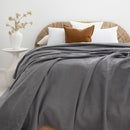 Carson Wool Bamboo Slate Blanket