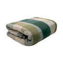 Nolan Wool Bamboo Forest Check Blanket