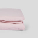 Bulbul Pink Salt Fitted Sheet & Pillowcase Set