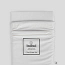 Bulbul Snow White Fitted Sheet & Pillowcase Set