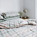 Bulbul Desert Plaid Organic Cotton Quilt Cover