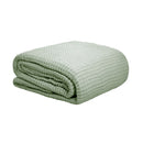 Waffle Weave Sage Blanket