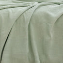 Waffle Weave Sage Blanket