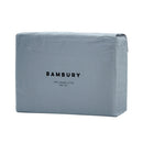 Split King - Temple Organic Steel Blue Cotton Sheet Set