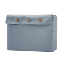 Split King - Temple Organic Steel Blue Cotton Sheet Set