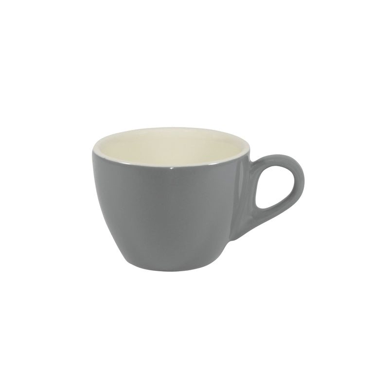French Grey Large Flat White Cup 220ml
