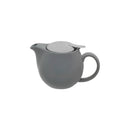 French Grey Infusion Teapot with Infuser & Lid 350ml