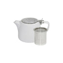 White Stackable Teapot with Infuser & Lid 500ml