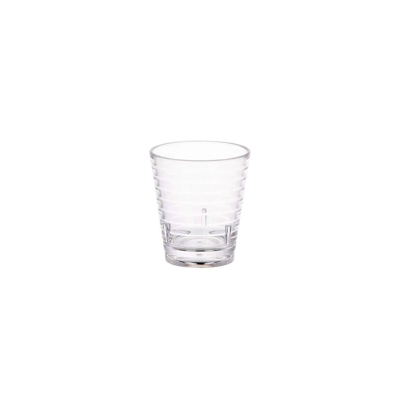 Essentials Ribbed Stack Rocks Glass 280ml