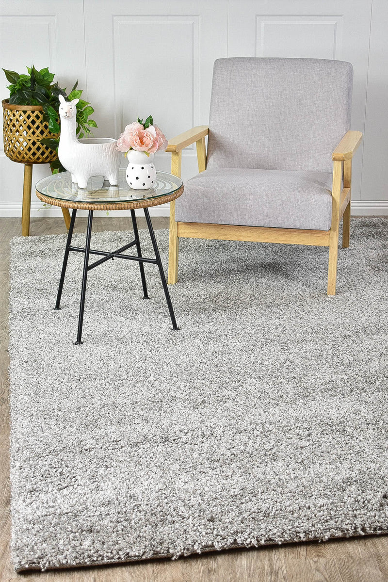 Light Pepper Shaggy Runner Rug