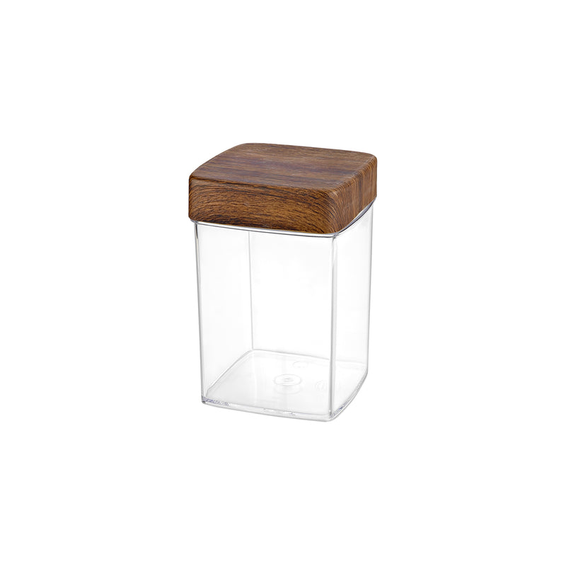 Evelin Square Cannister with Lid 120x120x180mm