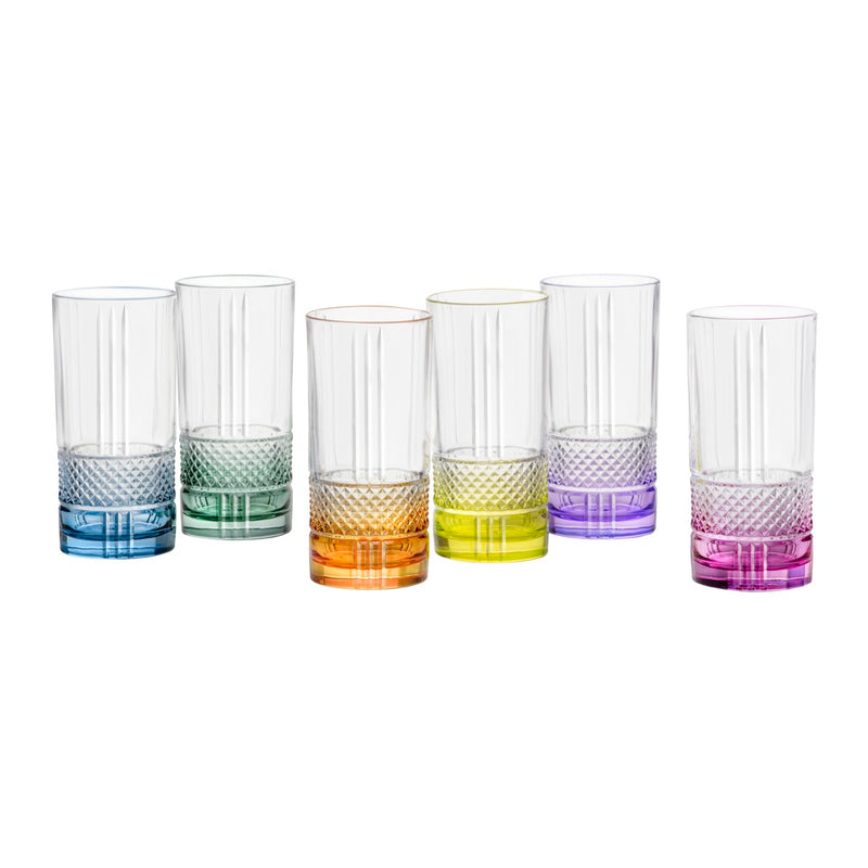 Brillante 6 Piece Highball Glass Set 370ml