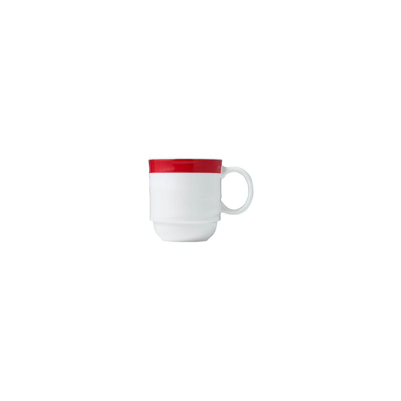 Maxadura Resonate Red Band Stackable Coffee Mug 350ml