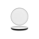 Passe Partout Black Glazed Partout Plate 180mm