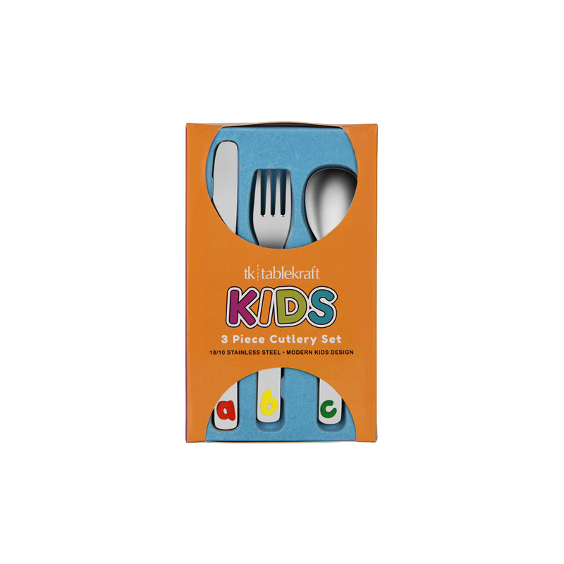 ABC Kids Cutlery 3 Piece Set