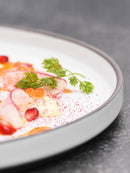 Tablekraft Urban Muse White Plate Rimmed 150mm