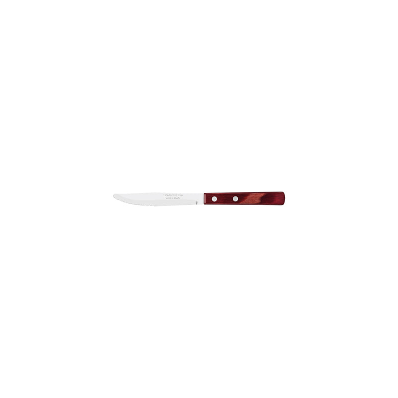 Churrasco Serrated Red Steak Knife 102mm