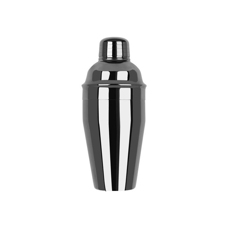 Classic Club Gun Metal 3 Piece Cocktail Shaker Set 500ml
