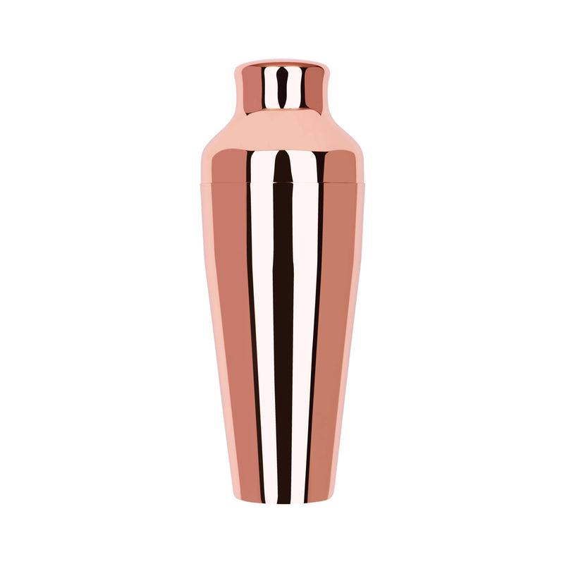 Parisian 2 Piece Rose Gold Cocktail Shaker Set 500ml