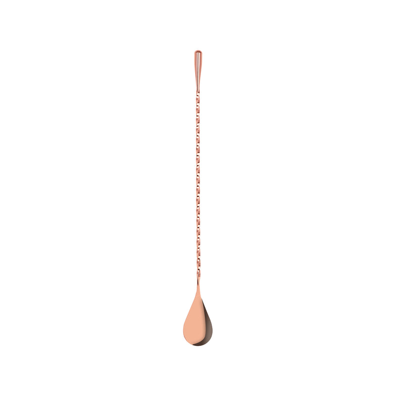 Tear Drop Rose Gold Bar Spoon 300x29mm