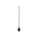 Tail Disk Gun Metal Bar Spoon with Muddler 300x29x25mm