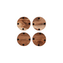 Acacia Coaster Set (4 Pieces) 100x100x5mm