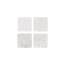 White Marble Coasters (4 Pieces) 90x90x6mm