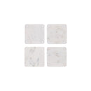 White Marble Coasters (4 Pieces) 90x90x6mm