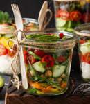 Complete Weck Glass Jar with Lids & Seals 580ml 100x107mm (742)