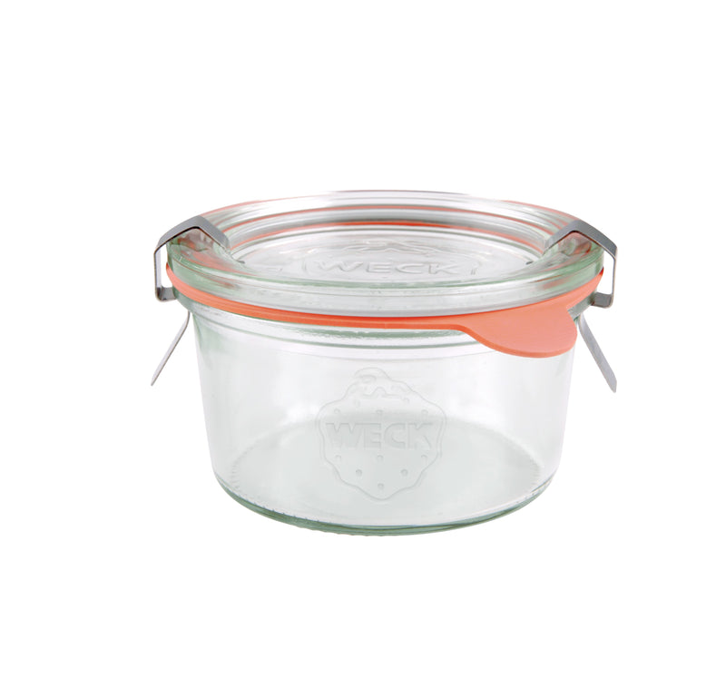 Complete Weck Glass Jar with Lids & Seals 165ml 80x47mm (976)